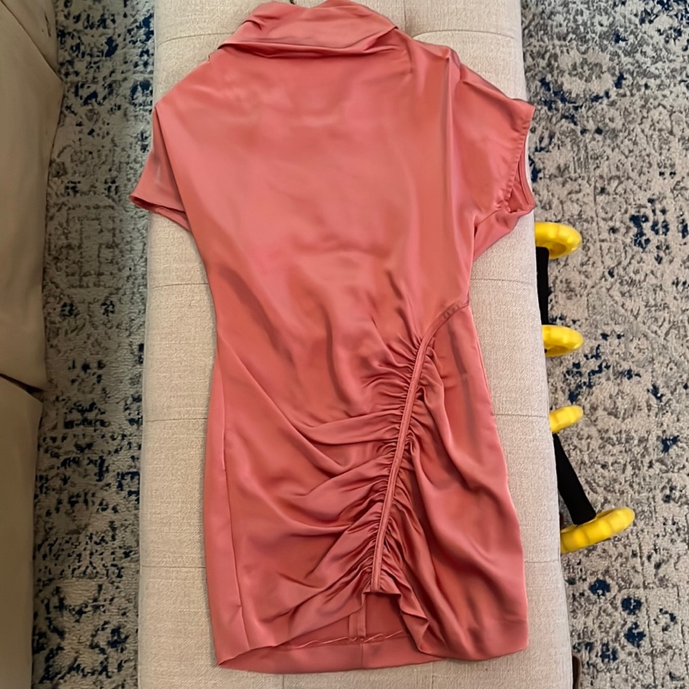 Anthropologie rose pink dress size 0